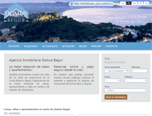 Tablet Screenshot of domusbegur.com